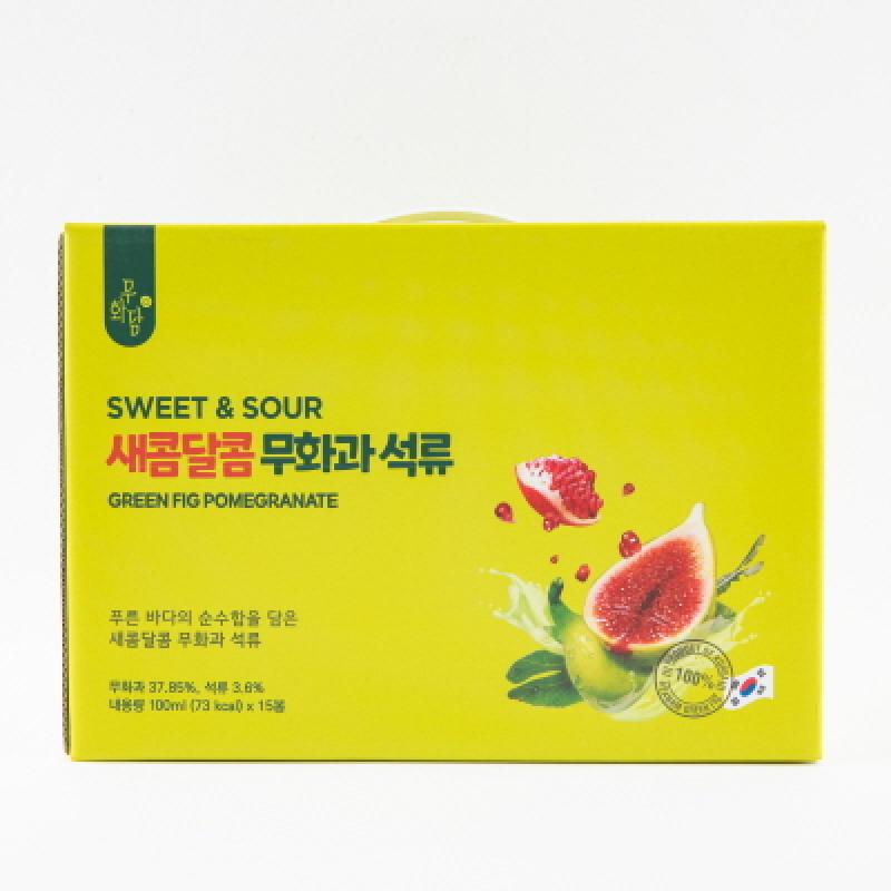 새콤달콤무화과석류주스 100ml*15봉