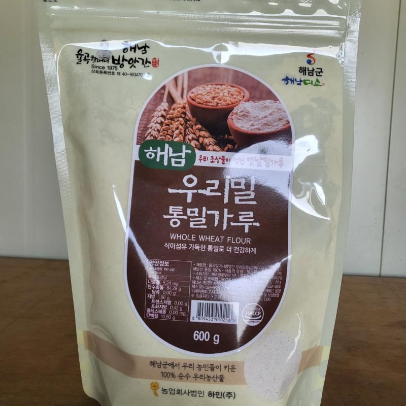 우리밀 통밀가루 600g