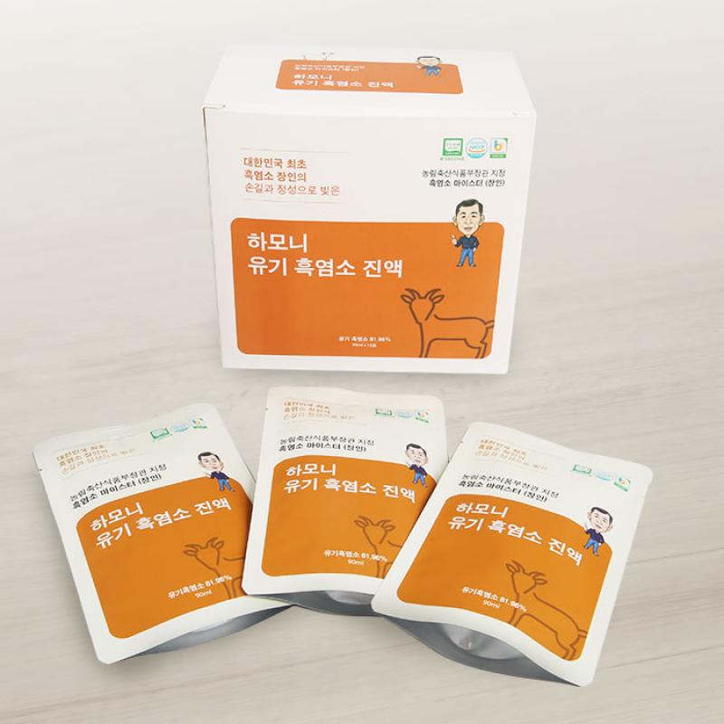 하모니 유기 흑염소 진액 90ml(30포/60포)