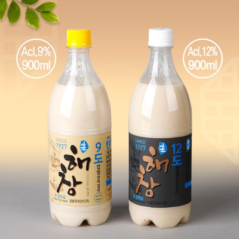 해창12도 생막걸리 900ml*1병/6병/12병