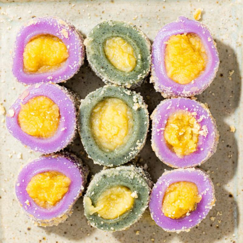 자색&모시 고구마아이스떡 