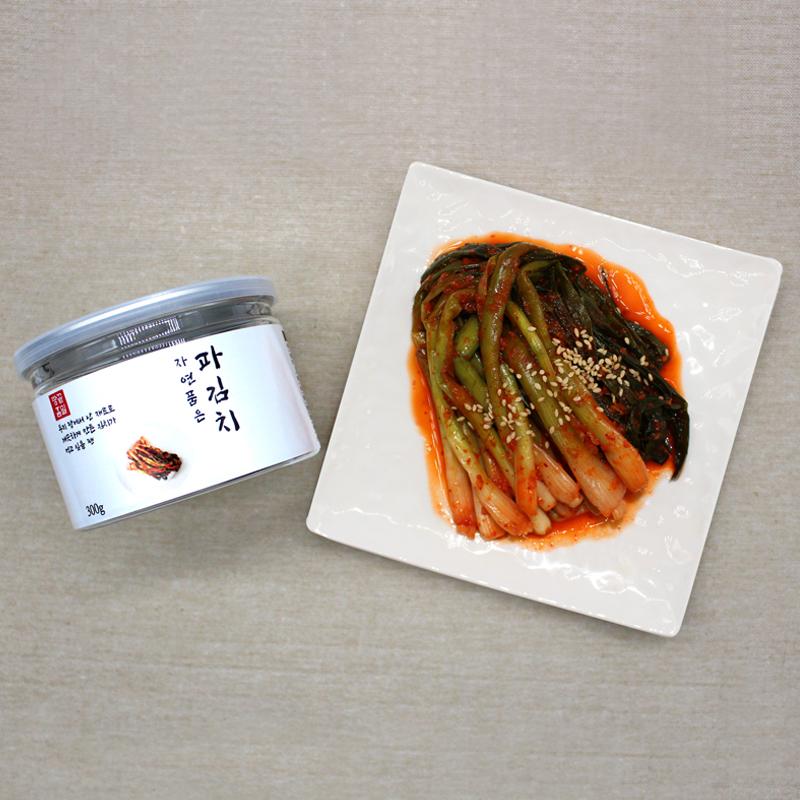 자연품은 캔 파김치 300g(주문제작)/500g(주문제작)