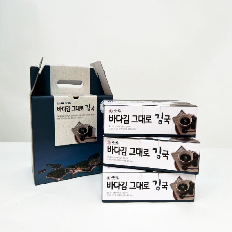 (세트)바다김 그대로 김국큐브 5g*10개입 3박스