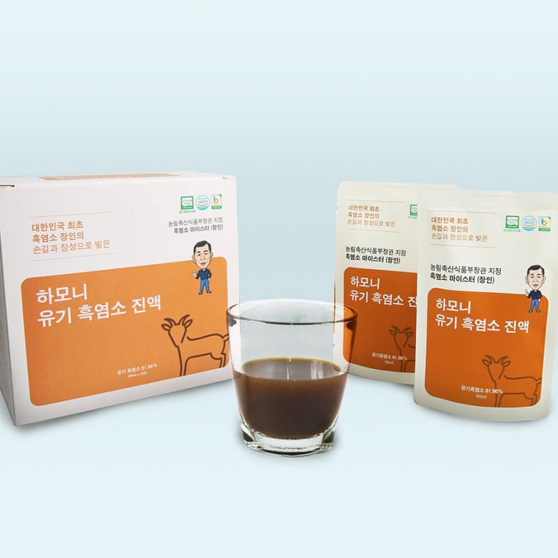 하모니 유기 흑염소 진액 90ml(30포/60포)
