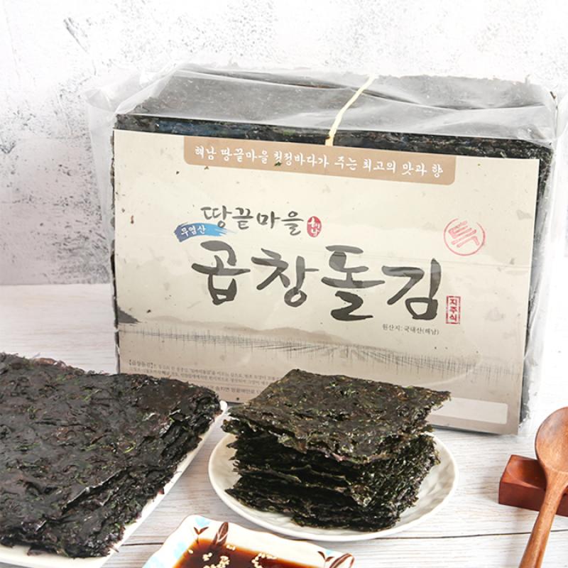 곱창돌김 1톳(100매) 380g 내외