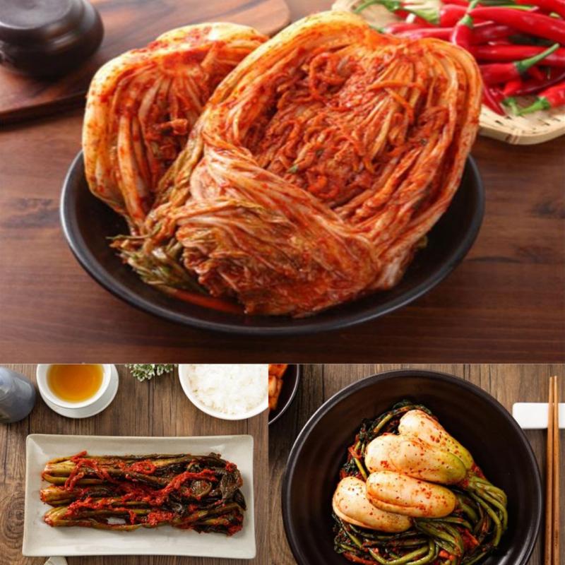 김치 선물세트(백김치 3kg, 키토산 배추김치2kg)