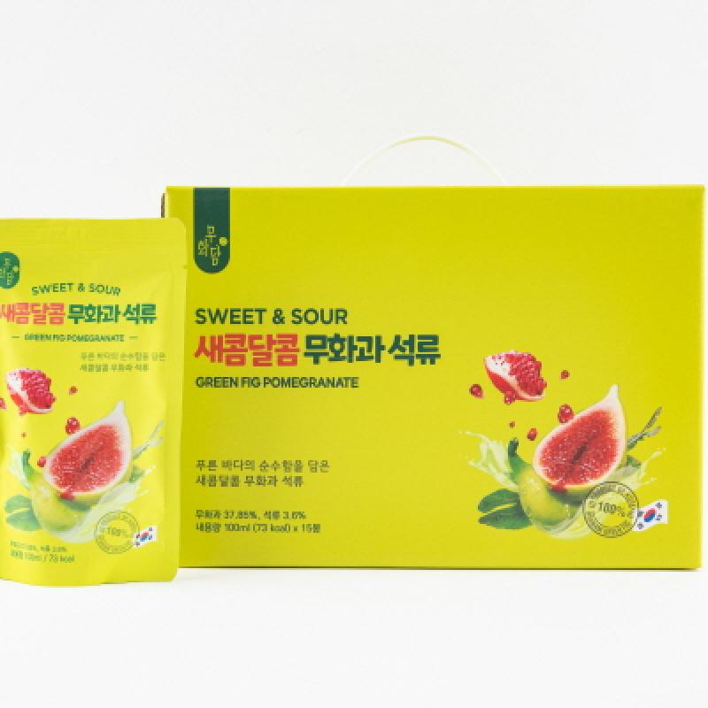 새콤달콤무화과석류주스 100ml*15봉